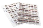 Nova, CCR-121 Metal Film, Through Hole 48 Resistor Kit, with 1440 pieces, 10 Ω → 1MΩ