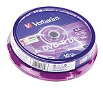 Verbatim DVD+R DL, 8.5 GB, 8X, 10 Pack