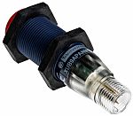 Telemecanique Sensors Retroreflective Photoelectric Sensor, Barrel Sensor, 2 m Detection Range