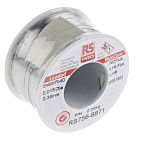 Hilo de soldar RS PRO de 0.4mm, fusión a: 183°C, composición: Sn 60%, Pb 40%, peso 250g