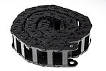 Igus 1400, e-chain Black Cable Chain - Flexible Slot, W51.5 mm x D28mm, L1m, 38 mm Min. Bend Radius, Igumid G