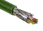Siemens, 20m Cat5e, Green, SF/UTPShielded, Unterminated PVC Sheath