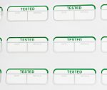 RS PRO Adhesive Pre-Printed Adhesive Label-Tested-. Quantity: 120