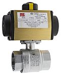 RS PRO Ball type Pneumatic Actuated Valve, BSP 1-1/2in, 40 bar