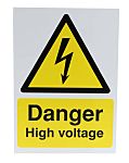 RS PRO Electrical Hazard Warning Sign (English)