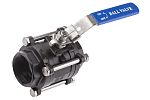 RS PRO Carbon Steel Full Bore, 2 Way, Ball Valve, Threaded, BSPP 2in