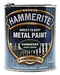 Hammerite Metal Paint in Hammered Green 750ml