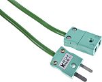 RS PRO Type K Thermocouple Cable/Wire Extension Lead, 10m, Unscreened, PVC Insulation, +105°C Max, 7/0.2mm