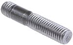 RS PRO Plain Steel Threaded Rod, M8, 40mm