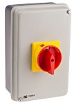 RS PRO 3P Pole Panel Mount Isolator Switch - 25A Maximum Current, 11kW Power Rating, IP54