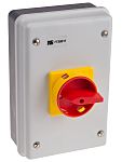 RS PRO 3P Pole Panel Mount Isolator Switch - 32A Maximum Current, 15kW Power Rating, IP54