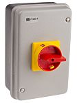 RS PRO 3P Pole Panel Mount Isolator Switch - 40A Maximum Current, IP54