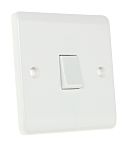 Interrruptor, Blanco, Montaje Pared, IP20, RS PRO