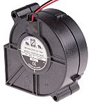 Ventilador centrífugo RS PRO de 75 x 75 x 30mm, alim 24 V CC, 240mA, salida Tacómetro, temperatura, caudal 10cfm,