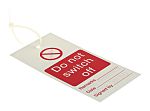 1 x 'Do Not Switch Off' Lockout Tag