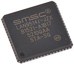 Microchip LAN9514I-JZX, Ethernet Controller, 1.5Mbps, 3.3 V, 64-Pin QFN