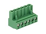 Phoenix Contact, 5mm Pitch, MSTB 2.5/6-ST, 6 Way, , Pluggable Terminal Block, Plug, Plug-In, Screw Termination, 1754520