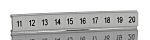 Phoenix Contact, ZBF5.LGS:11-20 Marker Strip for use with  for use with Terminal Blocks