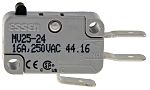 RS PRO Plunger Micro Switch, Quick Connect Terminal, 16 A @ 250 V ac, SP-CO