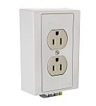 Phoenix Contact USA Mains Sockets, 15A Ivory, DIN Rail Mount PVC Screw, 125 V