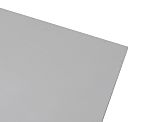 RS PRO Satin/Gloss White Plastic Sheet, 600mm x 600mm x 2.5mm