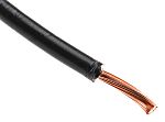 RS PRO Black 4mm² Hook Up Wire, 12 AWG, 52/0.3 mm, 100m, PVC Insulation