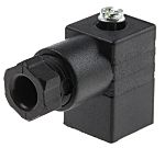 RS PRO 2P+E DIN 43650 C, Female Solenoid Valve Connector, 250 V ac Voltage