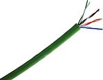 RS PRO, 50m Cat5, Green, U/UTP Unshielded, Unterminated PVC Sheath