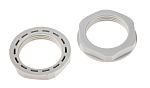 RS PRO Grey Nylon 66 Cable Gland Locknut, PG21 Thread, IP68