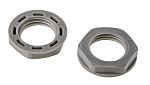 RS PRO Grey Nylon 66 Cable Gland Locknut, M16 Thread, IP68