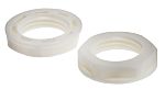 RS PRO White Nylon 66 Cable Gland Locknut, M16 Thread, IP68