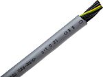 RS PRO Control Cable, 12 Cores, 1 mm², YY, Unscreened, 50m, Grey PVC Sheath, 17 AWG