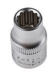 RS PRO 3/8 in Drive 9mm Standard Socket, 12 point
