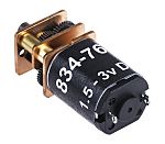 RS PRO Brushed Geared DC Geared Motor, 0.58 W, 3 V dc, 9 Ncm, 45 rpm, 3mm Shaft Diameter