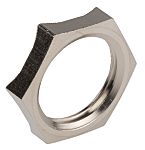 Lapp Silver Nickel Plated Brass Cable Gland Locknut, M16 Thread