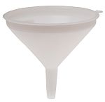RS PRO HDPE Industrial Funnel, With 140mm Funnel Diameter, 13mm Stem Diameter