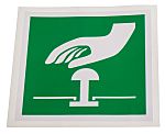 RS PRO Vinyl Green/White Safe Conditions Label, None