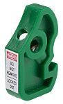 RS PRO Green 1-Lock ABS Miniature Circuit Breaker Lockout, 7.65mm Shackle, 3.5mm Attachment