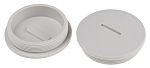 RS PRO Blanking Blanking Plug, M50 x 1.5, 49.9mm Hole Diameter, Nylon 66, 55.5mm Diameter, Threaded