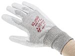 RS PRO Grey Nylon Anti-Static Anti-Static Gloves, Size 9, Large, Polyurethane Coating