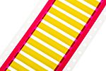 RS PRO Heat Shrink Cable Marker, Yellow, 1.8 → 4.1mm Cable