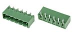 RS PRO, 5.0mm Pitch, 6 Way, Right Angle, Pluggable Terminal Block, Header, Through Hole, Solder Termination