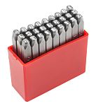 RS PRO 2.5mm x 27 Piece Engraving Letter Punch Set, (A to Z)