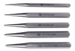 RS PRO 5-Piece Punch Set, Centre Punch, 1/16 → 5/32 in Shank