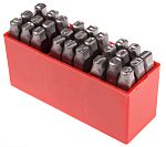 RS PRO 8mm x 27 Piece Engraving Letter Punch Set, (A to Z)