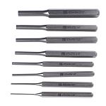 RS PRO 8-Piece Punch Set, Parallel Pin Punch, 1/16 to 7/32 in Shank