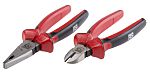 RS PRO 2-Piece Plier Set, 200 mm Overall