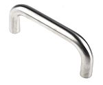 RS PRO Satin Natural Stainless Steel Handle 19 mm Height, 150mm Length