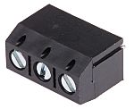 RS PRO PCB Terminal Block, 3-Contact, 5mm Pitch, Through Hole Mount, 1-Row, Screw Termination