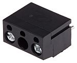 RS PRO PCB Terminal Block, 2-Contact, 10mm Pitch, Through Hole Mount, 1-Row, Screw Termination